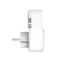 Реле напруги ColorWay (16A/3680W) 150V-210V/230V-280V LED1, 1 розетка (CW-VR16-03L)