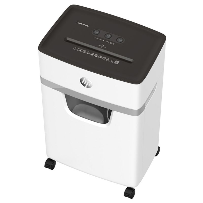 Знищувач документів HP OneShred 15CC, A4, 80g х 15 листів, 4*35, 20 л, P-4 (2803)