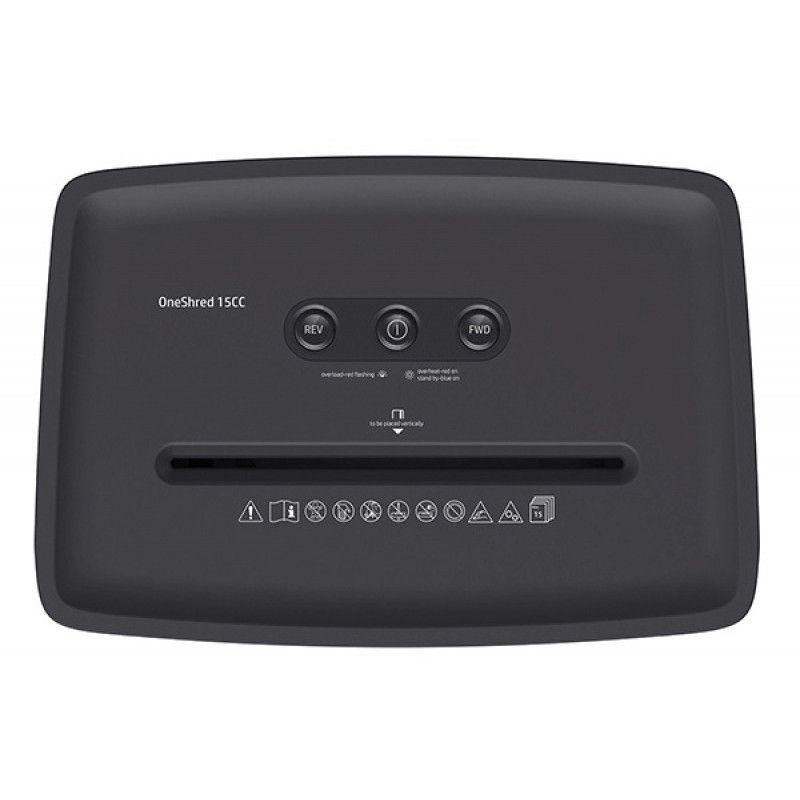 Знищувач документів HP OneShred 15CC, A4, 80g х 15 листів, 4*35, 20 л, P-4 (2803)