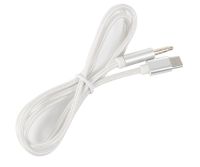 Кабель AUX Type-C - TRRS Audio M/M 1м Silver (S0994)