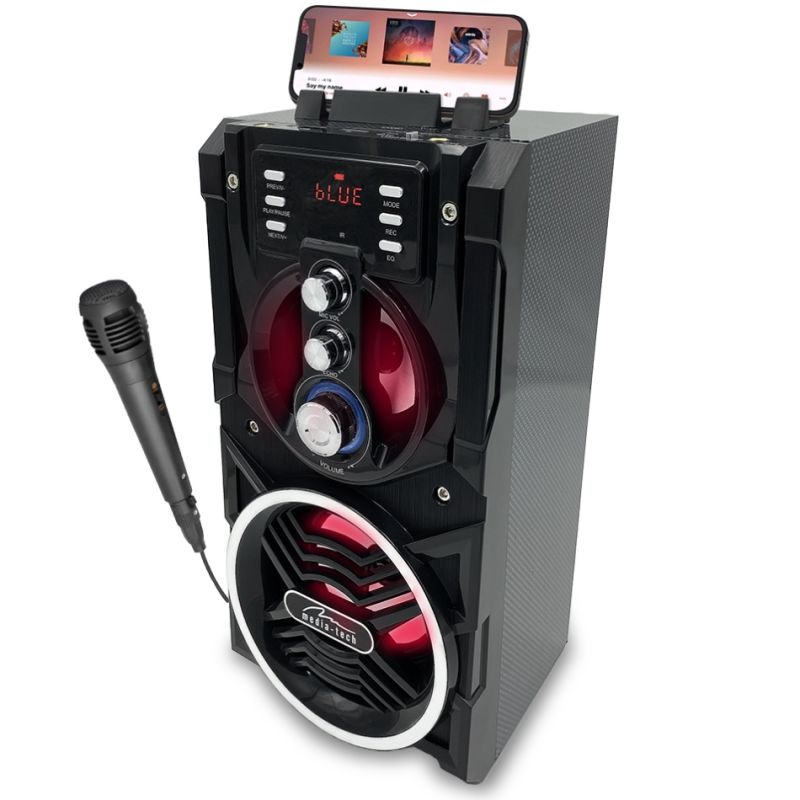 Акустична система 1.0 Media-Tech 18W, Bluetooth/FM/AUX/SD/USB/КАРАОКЕ чорна (MT3150)