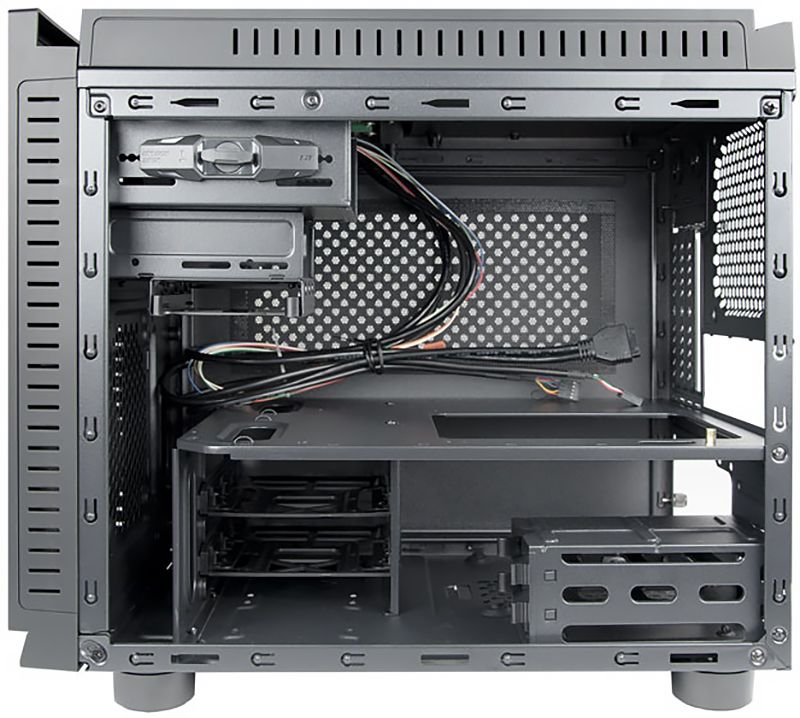 Корпус Chieftec GAMING CUBE CI-01B-OP mATX, без БЖ, Black (CI-01B-OP)