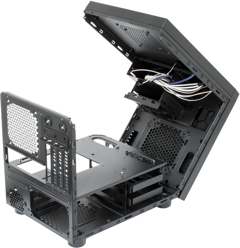 Корпус Chieftec GAMING CUBE CI-01B-OP mATX, без БЖ, Black (CI-01B-OP)