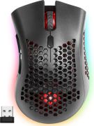 Мишка Defender Warlock GM-709L RGB ігрова, бездротова 2400dpi., 7кн., чорна (52709)