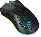 Мишка Defender Warlock GM-709L RGB ігрова, бездротова 2400dpi., 7кн., чорна (52709)