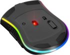 Мишка Defender Warlock GM-709L RGB ігрова, бездротова 2400dpi., 7кн., чорна (52709)
