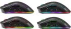 Мишка Defender Warlock GM-709L RGB ігрова, бездротова 2400dpi., 7кн., чорна (52709)