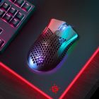 Мишка Defender Warlock GM-709L RGB ігрова, бездротова 2400dpi., 7кн., чорна (52709)