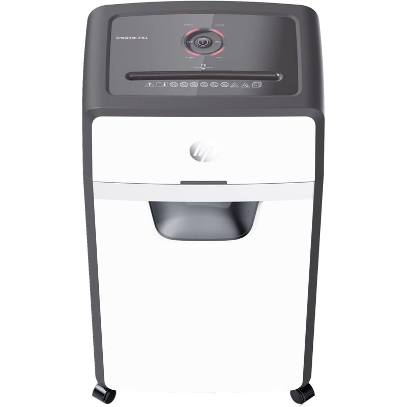 Знищувач документів HP OneShred 24CC, A4, 80g х 24 листів, 4*35, 30 л., P-4 (2807)