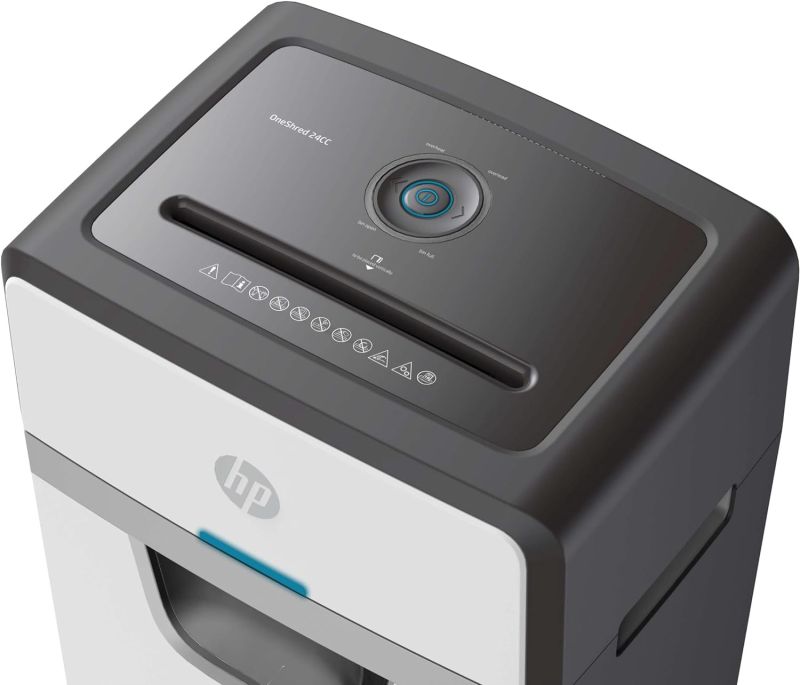 Знищувач документів HP OneShred 24CC, A4, 80g х 24 листів, 4*35, 30 л., P-4 (2807)