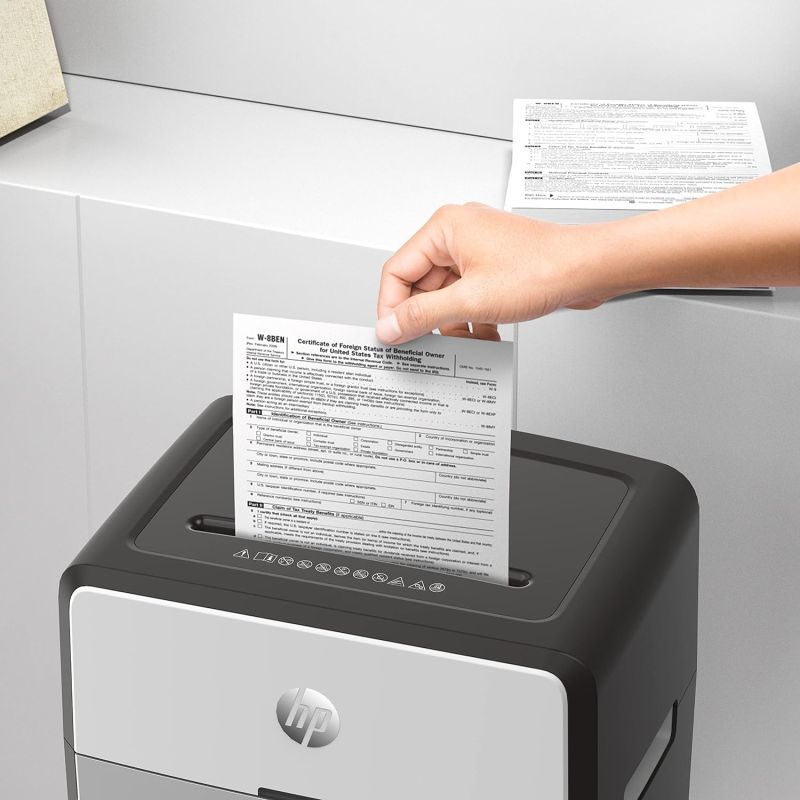 Знищувач документів HP OneShred 24CC, A4, 80g х 24 листів, 4*35, 30 л., P-4 (2807)