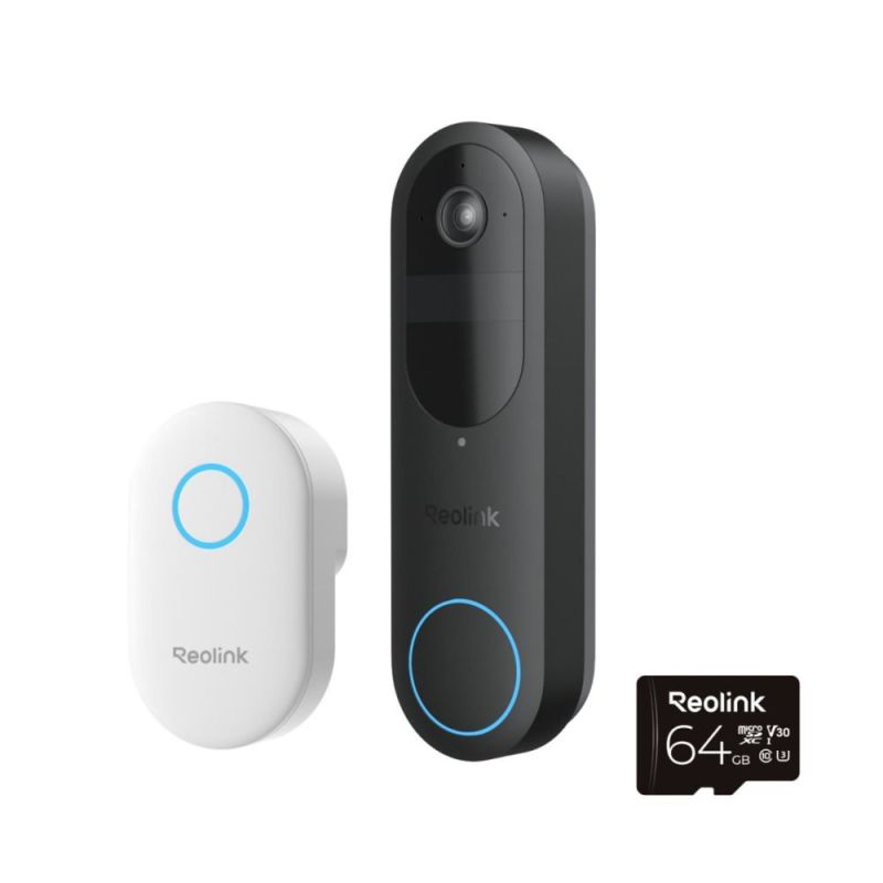 Видеозвонок Reolink (Video Doorbell Wi-Fi/АКБ) (D340B)