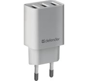 Зарядний пристрій 3xUSB 37W 3.1A білий UPA-31 Defender (83587)