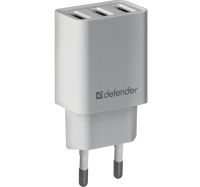 Зарядний пристрій 3xUSB 37W 3.1A білий UPA-31 Defender (83587)