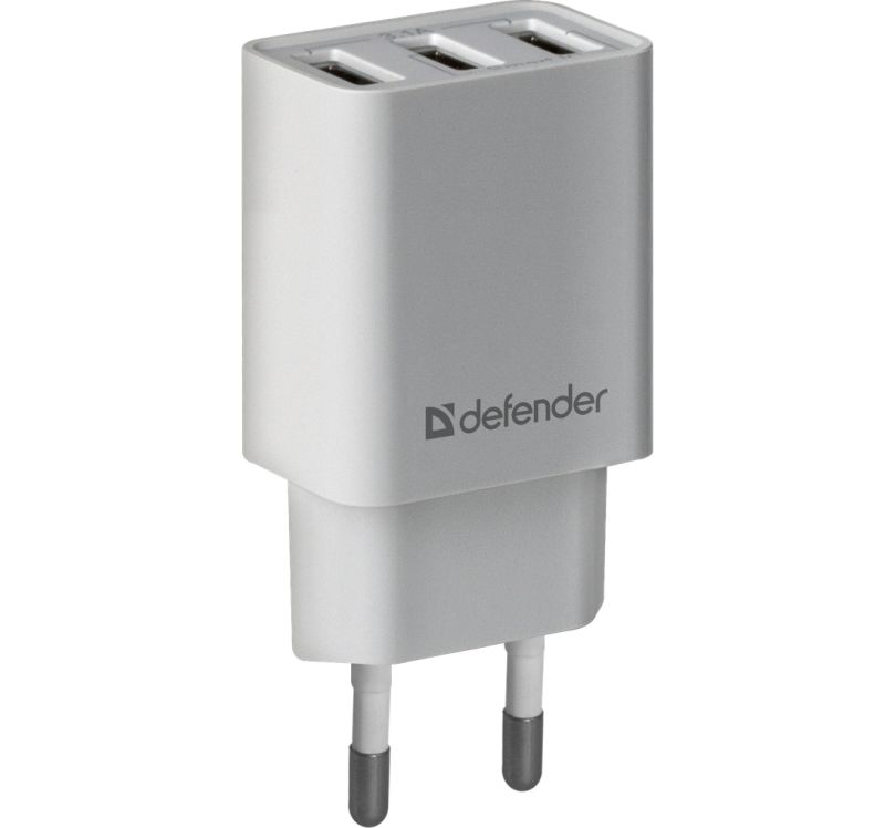 Зарядний пристрій 3xUSB 37W 3.1A білий UPA-31 Defender (83587)