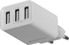 Зарядний пристрій 3xUSB 37W 3.1A білий UPA-31 Defender (83587)