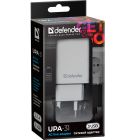 Зарядний пристрій 3xUSB 37W 3.1A білий UPA-31 Defender (83587)
