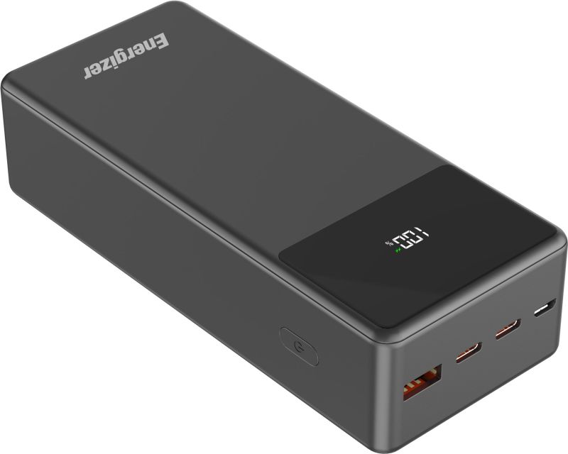 УМБ Energizer 27000mAh 65W PD,QC3.0,USB-А, 2хUSB-C, Micro-USB, LCD display,Black (UE27062PQ)