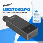 УМБ Energizer 27000mAh 65W PD,QC3.0,USB-А, 2хUSB-C, Micro-USB, LCD display,Black (UE27062PQ)
