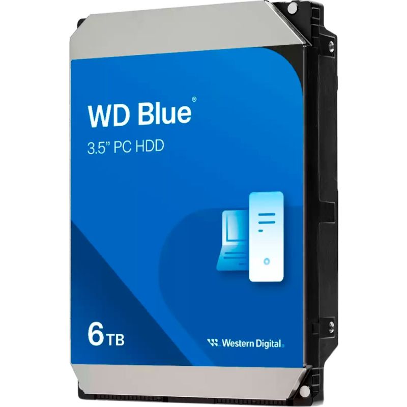 HDD 6000Gb, 5400rpm, WD Blue, 256M, SATA III (WD60EZAX) (WD60EZAX)
