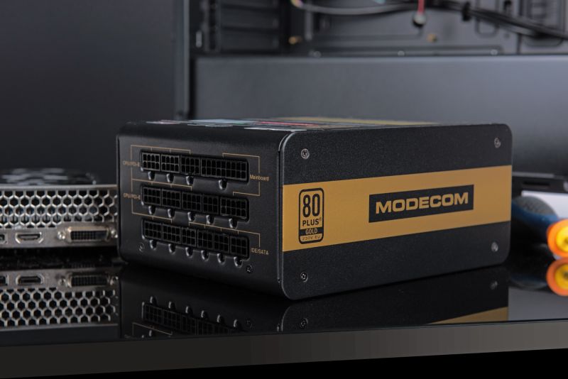 БЖ 850W Modecom VOLCANO 850 GOLD, 120mm, MODULAR, 80+ Gold, Retail Box (ZAS-MC92-SM-850-ATX-VOLCA)