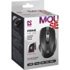 Мишка Defender Prime MB-053, бездротова, 6 кн. до 1600 dpi, безшумна, чорна (52053)
