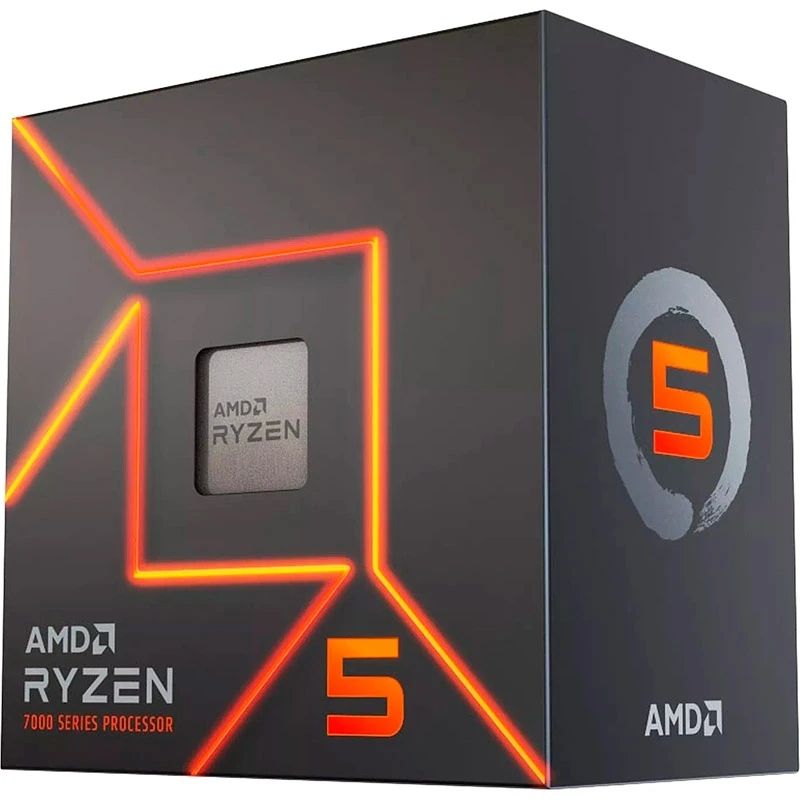 AMD Ryzen 5 6C/12T 7600 (3.8/5.1GHz Boost,38MB,65W,AM5,Wraith Stealth cooler) box (100-100001015BOX)
