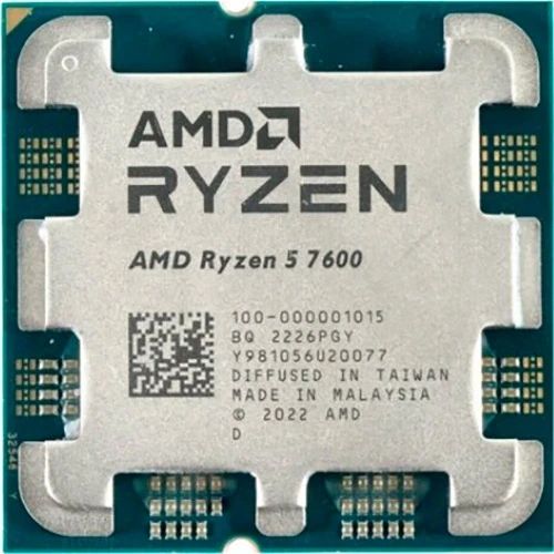 AMD Ryzen 5 6C/12T 7600 (3.8/5.1GHz Boost,38MB,65W,AM5,Wraith Stealth cooler) box (100-100001015BOX)