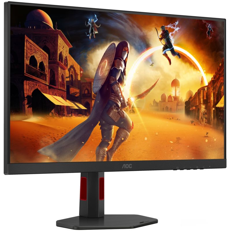 TFT 27" AOC Q27G4ZR, QHD, Fast IPS, 240Hz, 0,3ms, 2xHDMI, DP, HAS, Pivot, кол., чорно-червоний (Q27G4ZR)