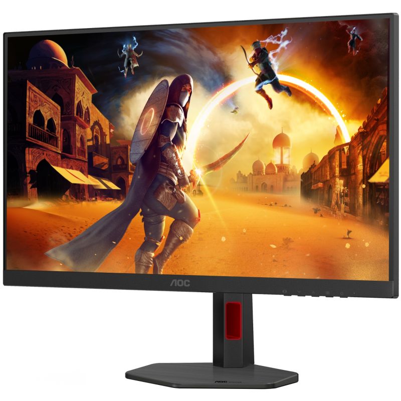 TFT 27" AOC Q27G4ZR, QHD, Fast IPS, 240Hz, 0,3ms, 2xHDMI, DP, HAS, Pivot, кол., чорно-червоний (Q27G4ZR)