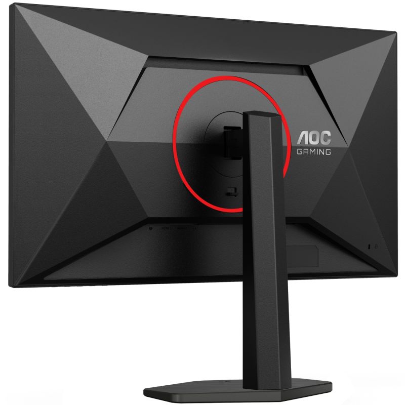 TFT 27" AOC Q27G4ZR, QHD, Fast IPS, 240Hz, 0,3ms, 2xHDMI, DP, HAS, Pivot, кол., чорно-червоний (Q27G4ZR)