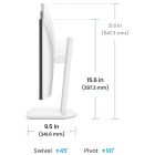 TFT 27" BenQ GW2790TC, IPS, 144Hz, HDMI, DP, USB-C, HAS, Pivot, колонки, білий (9H.LNSLA.TBE)