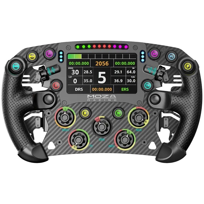 Кермо MOZA Racing FSR V2 Formula for PC, 28cм., 10кн., RGB (RS068_Moza)