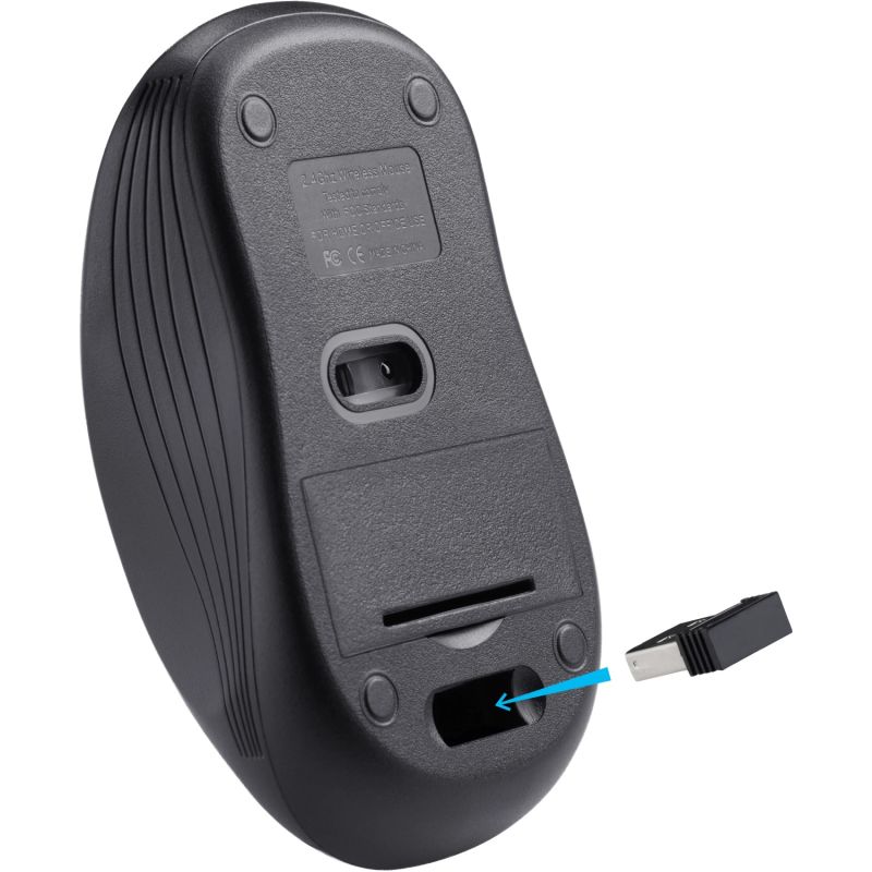 Мишка Defender Bit MB-205, бездротова, 3 кн. до 1200 dpi, безшумна, чорна (52205)