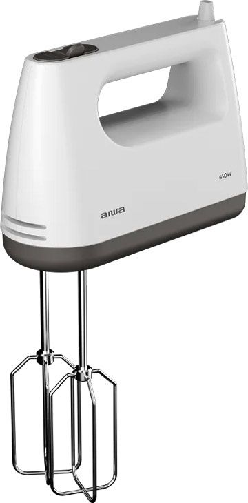 Міксер AIWA TeSaberu AHX-600 ручний 450Вт/ 5 швидк./ TURBO/ білий (AHX600)