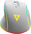 Мишка  Modecom Veles Volcano, ігрова, 12800dpi., 8кн.,RGB, біла (M-MC-VELES-200)