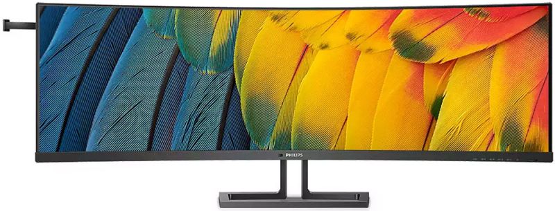 TFT 44,5" Philips 45B1U6900C, Dual QHD, VA, вигн., 2xHDMI, DP, USB-C, RJ-45, USB-hub, HAS, кол (45B1U6900C/00)