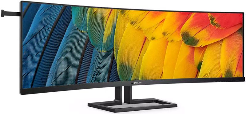 TFT 44,5" Philips 45B1U6900C, Dual QHD, VA, вигн., 2xHDMI, DP, USB-C, RJ-45, USB-hub, HAS, кол (45B1U6900C/00)