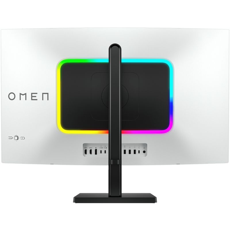 TFT 31.5" HP OMEN Transcend 32 4K UHD, QD-OLED, 240Hz, HDMI, DP, USB-C, USB hub, HAS, Pivot, білий (9R181AA)