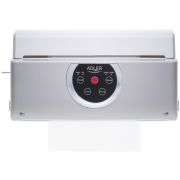 Вакууматор Adler AD 4503 для пакетів,рулонів та контейнерів/ 130Вт/ 30см/ ел. керування/ сірий (AD4503)