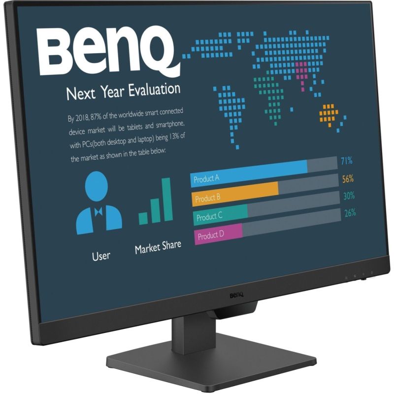 TFT 27" BenQ BL2790, IPS, 100Гц, 2хHDMI, DP, колонки, чорний (9H.LM6LB.QBE)