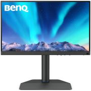 TFT 27" BenQ SW272Q, 2K IPS, 2хHDMI, DP, USB-C, HAS, USB-hub, MCR, Pivot, сірий (9H.LLPLB.QBE)