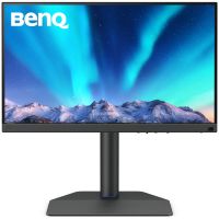 TFT 27" BenQ SW272Q, 2K IPS, 2хHDMI, DP, USB-C, HAS, USB-hub, MCR, Pivot, сірий (9H.LLPLB.QBE)
