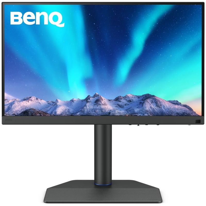 TFT 27" BenQ SW272Q, 2K IPS, 2хHDMI, DP, USB-C, HAS, USB-hub, MCR, Pivot, сірий (9H.LLPLB.QBE)