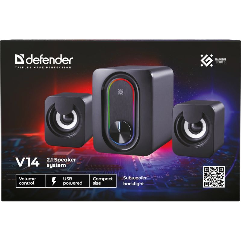 Акустична система 2.1 Defender V14 11Вт, Bluetooth, USB (65314)
