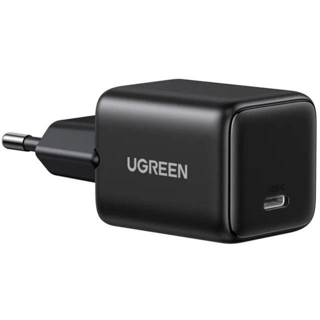 Зарядний пристрій 1xUSB 20W (USB-C) PD GaN Tech X512 Чорний Ugreen (55553)