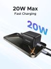 Зарядний пристрій 1xUSB 20W (USB-C) PD GaN Tech X512 Чорний Ugreen (55553)