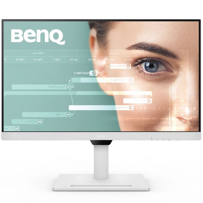 TFT 31.5" BenQ GW3290QT, IPS, 2K QHD, 75Hz, HDMI, DP, USB-C, HAS, Pivot, колонки, білий (9H.LLHLA.TBE)