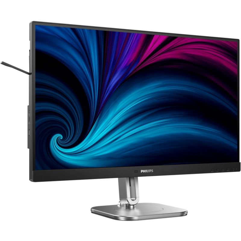 TFT 27" Philips 27B2N4500, QHD IPS,120Hz, 2xHDMI, DP, USB-hub, HAS, Pivot, кол., темно-сірий (27B2N4500/00)