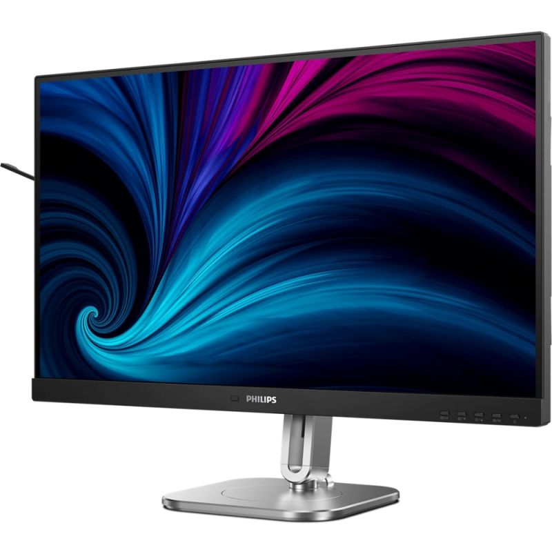 TFT 27" Philips 27B2N4500, QHD IPS,120Hz, 2xHDMI, DP, USB-hub, HAS, Pivot, кол., темно-сірий (27B2N4500/00)